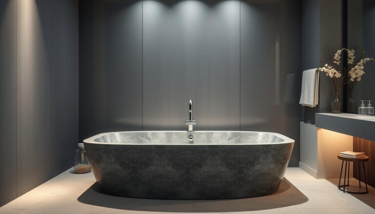 Artificial Stone Tub Grey