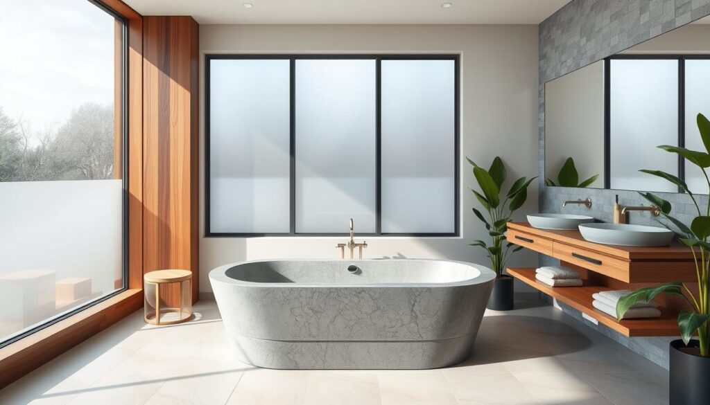 Transform Your Bathroom with an Artificial Stone Tub Grey