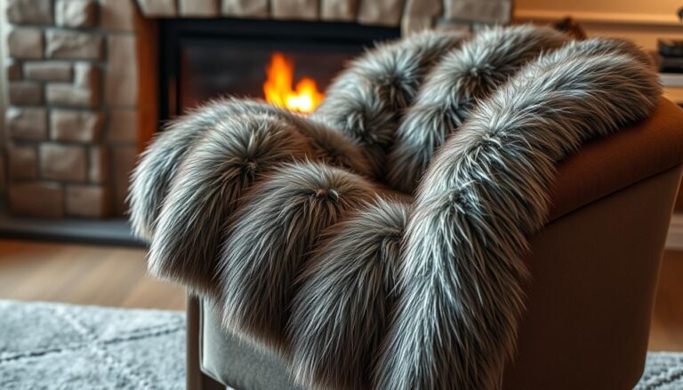 artificial fur blanket