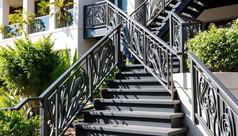 exterior metal stairs