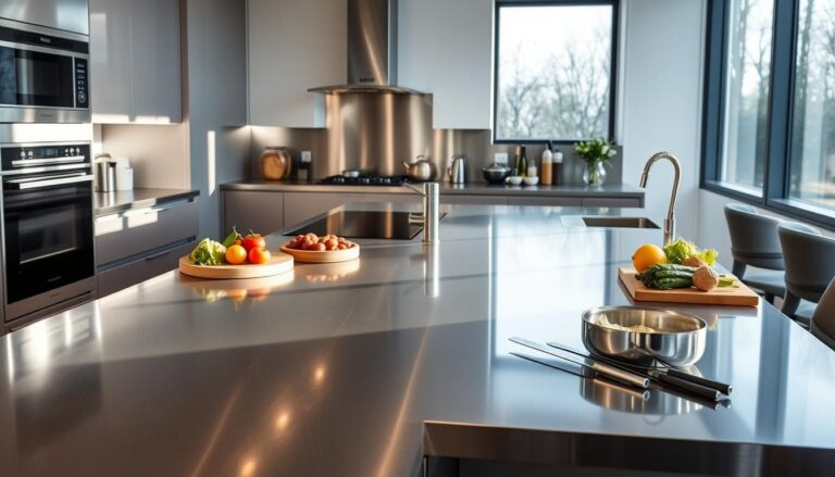 stainless steel countertops