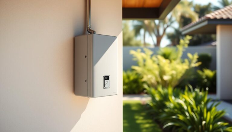 exterior tankless water heater